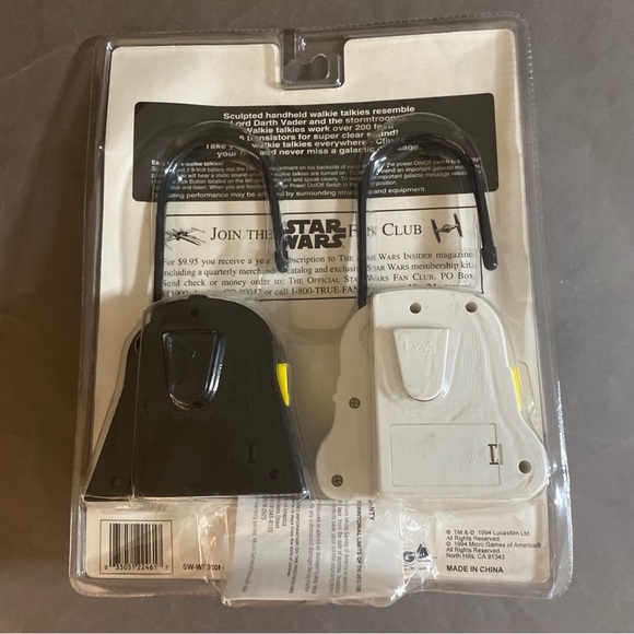 90s Star Wars Darth Vader & Stromtrooper Walkie Talkies - Picture 4 of 7